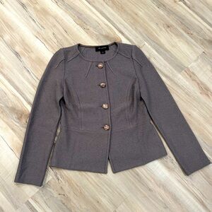 St. John Taupe/Brown Woman’s Blazer size 4, made in the USA